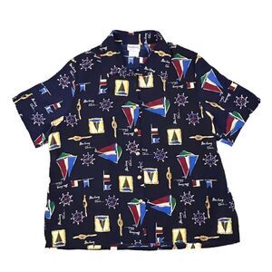 Vintage Bon Worth Nautical Blouse